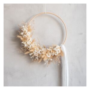 Ghirlanda Con Fiori Stabilizzati